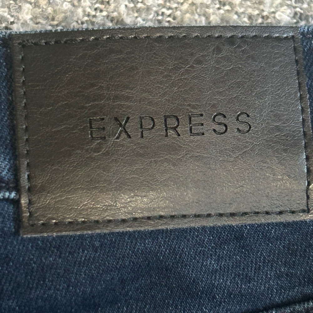 Express Skinny Dark Wash Hyper Stretch Jeans - Picture 6 of 7